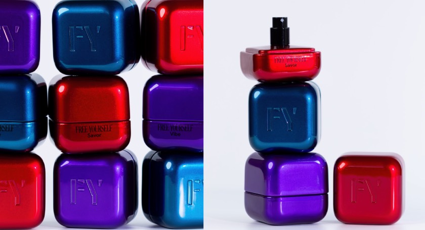 Free Yourself Debuts Mindful Collection in Cube Bottles